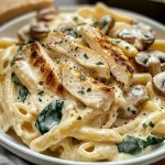One-Pot Greek Yogurt Alfredo Pasta (Creamy and Healthy)