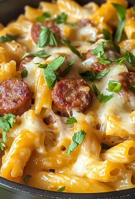 One Pot Cheesy Sausage Pasta