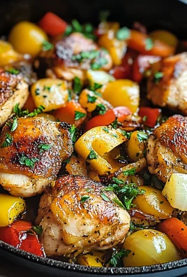 One Pot Chicken Thighs with Vegetables