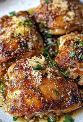 Parmesan Chicken Thighs With Garlic Butter