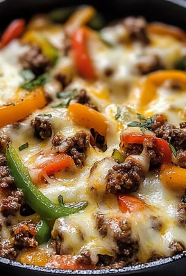 Philly Cheese Beef Skillet