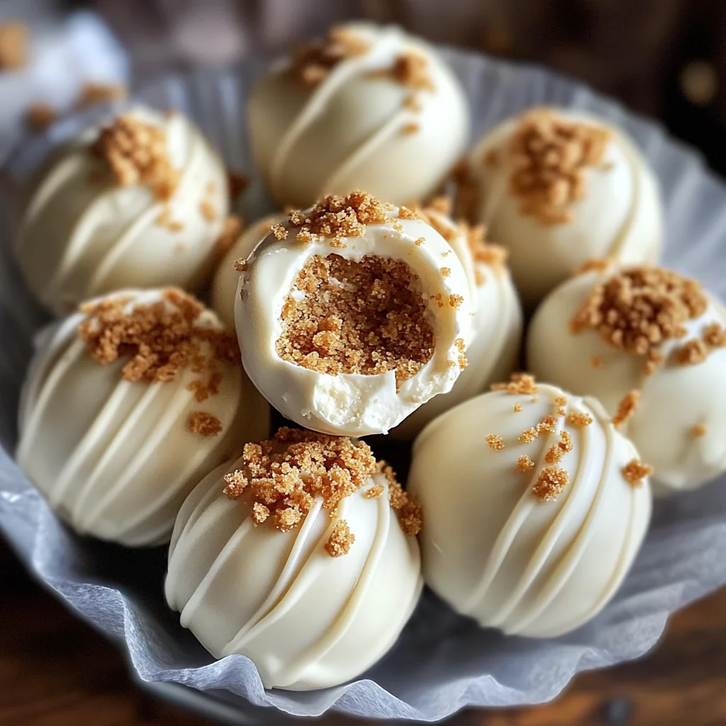 Pumpkin Spice Cheesecake Truffles