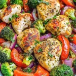 Sheet Pan Baked Chicken Breast with Veggies