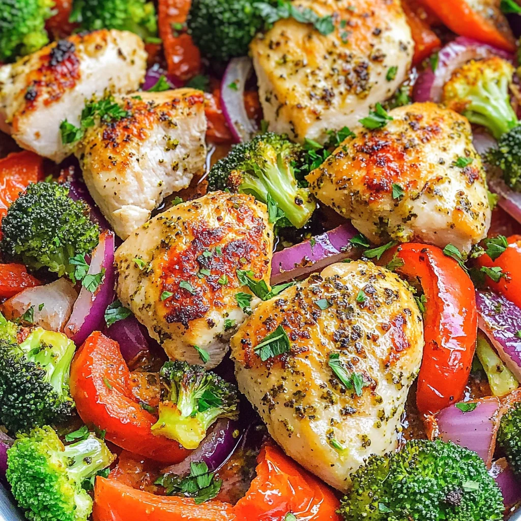 Sheet Pan Baked Chicken Breast with Veggies