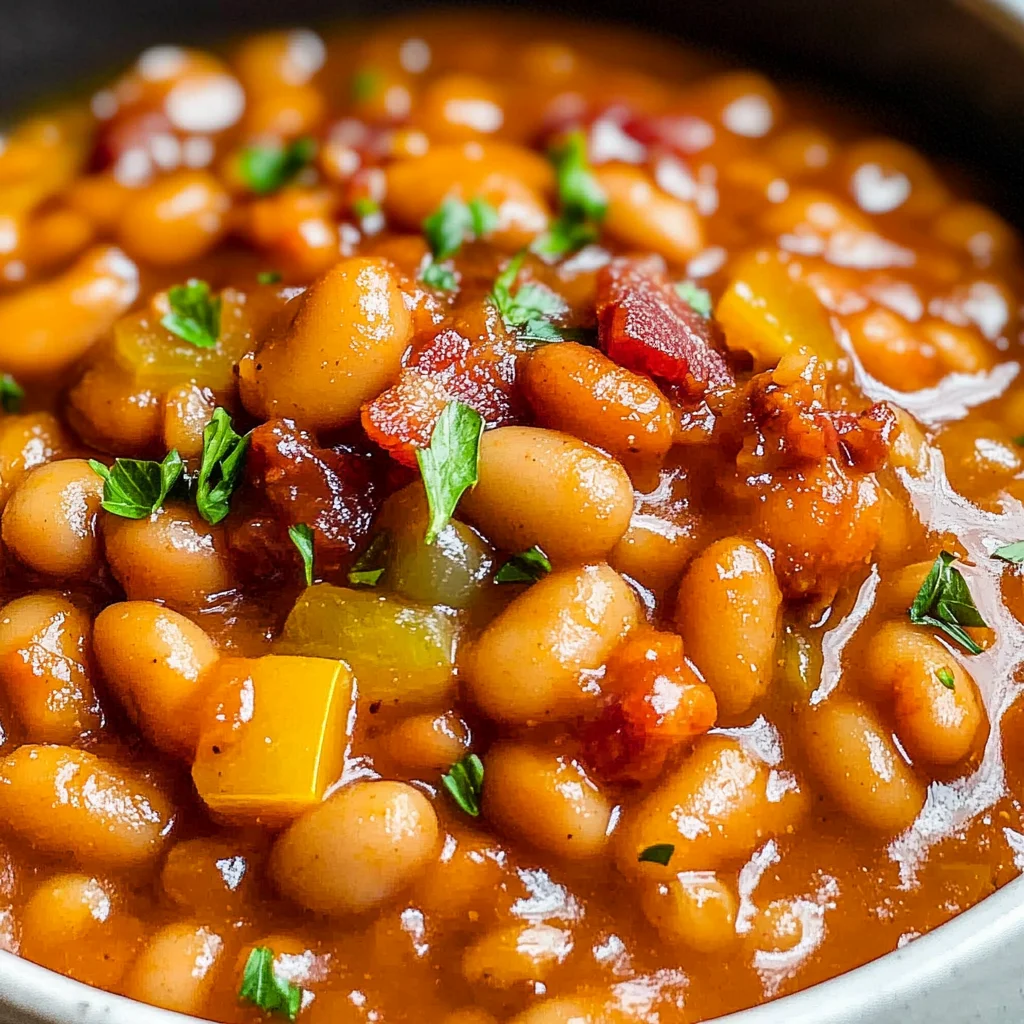 Slow Cooker Baked Beans Recipe