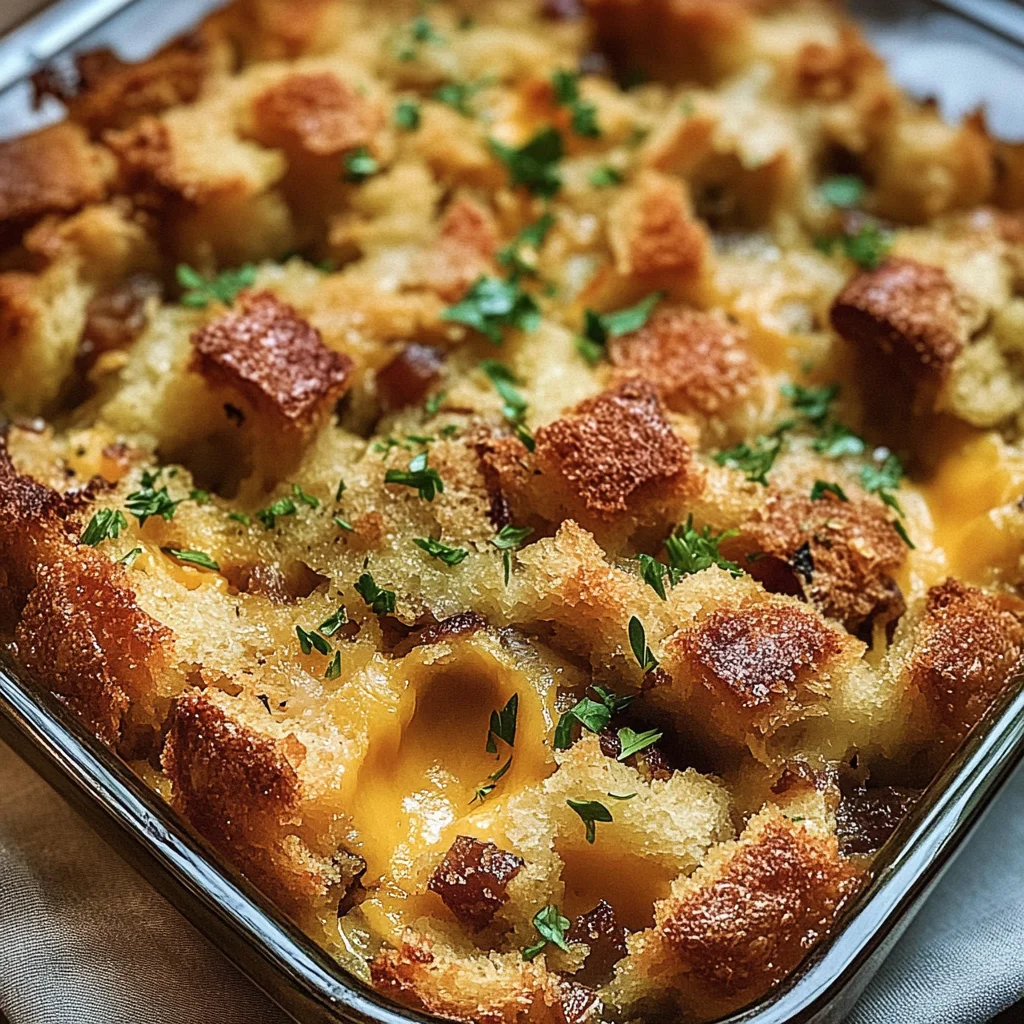 Stuffing Bread Pudding
