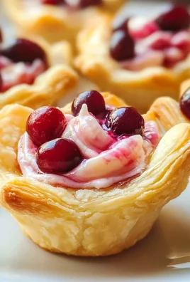 Sweet Cream Cheese Cranberry Tartlets