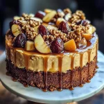 Toffee Apple, Date and Walnut Easter Cake