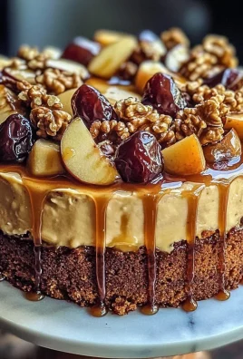 Toffee Apple, Date and Walnut Easter Cake