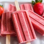 Vegan Strawberry Popsicles