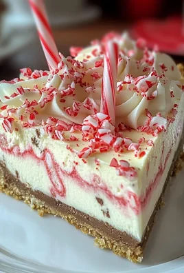 White Chocolate Peppermint Cheesecake Mousse Pie