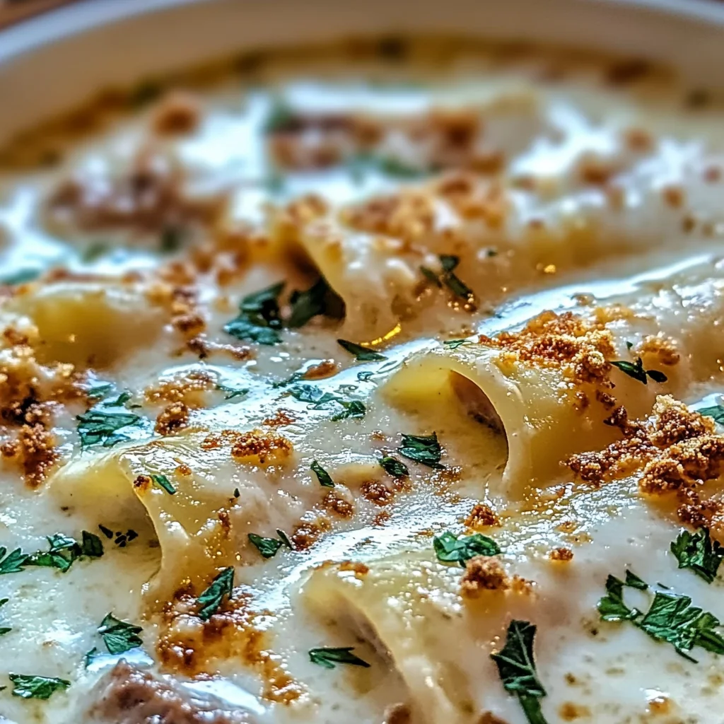White Lasagna Soup