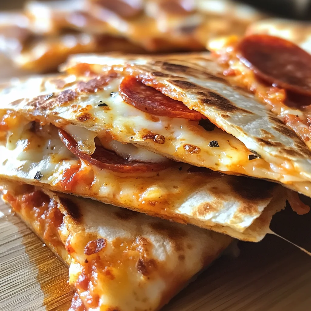 5-Ingredient Pizza Quesadillas (Easy and Cheesy)