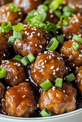 Asian Crockpot Meatballs