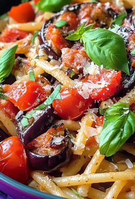 Aubergine Pasta (Eggplant Pasta)