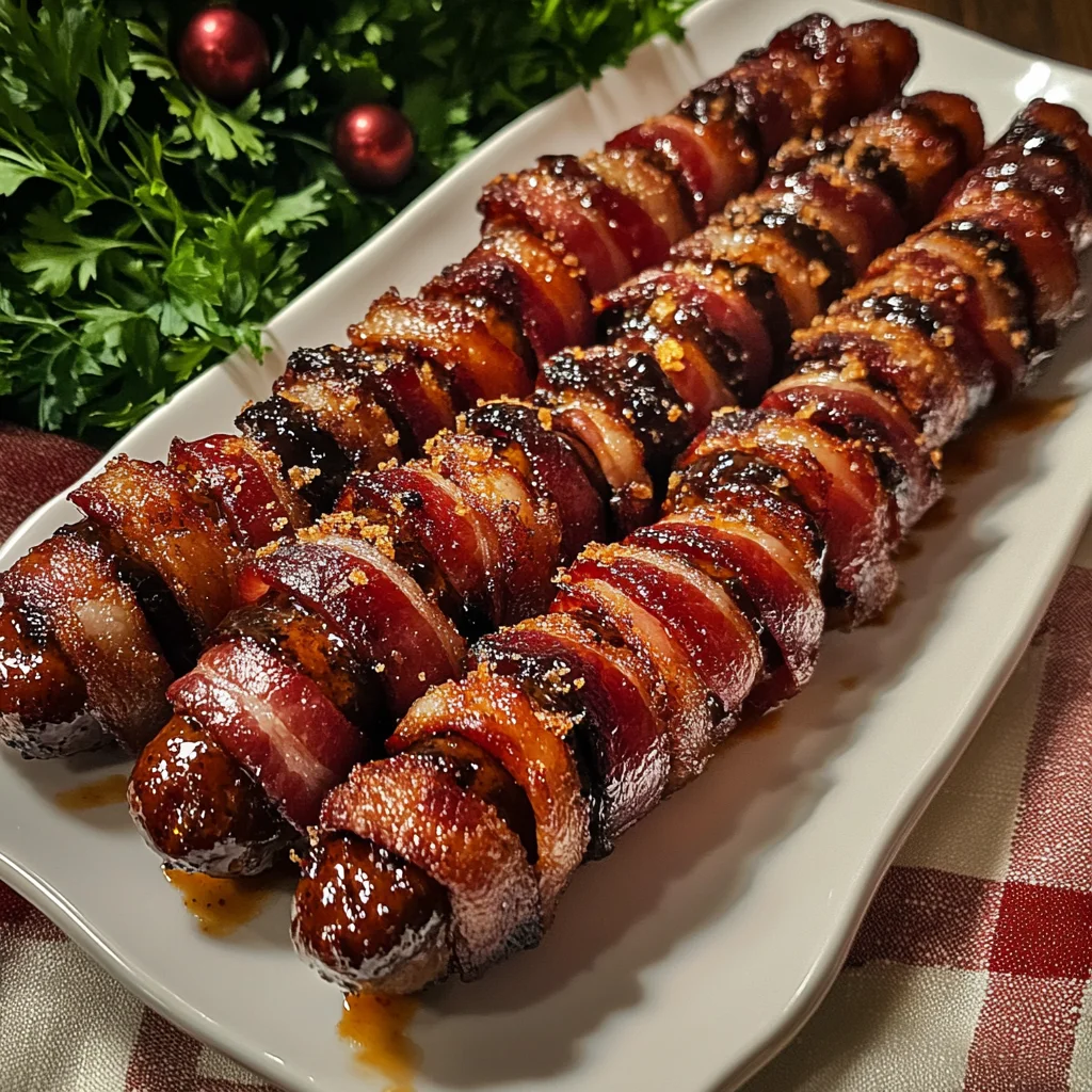 Bacon Wrapped Brown Sugar Smokies Recipe