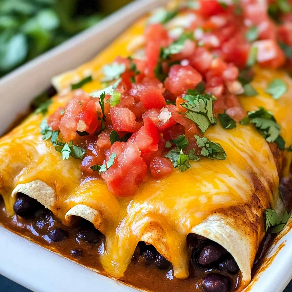 Black Bean Enchiladas