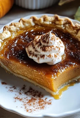 Bourbon Brûlée Pumpkin Pie