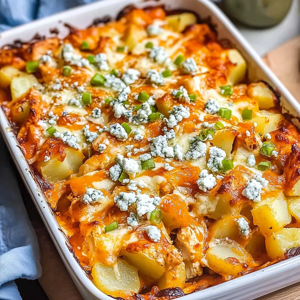 Buffalo Chicken Casserole