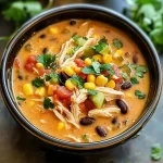 Chicken Taco Soup with Cream Cheese