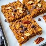 Chocolate Chip Pumpkin Baked Oatmeal