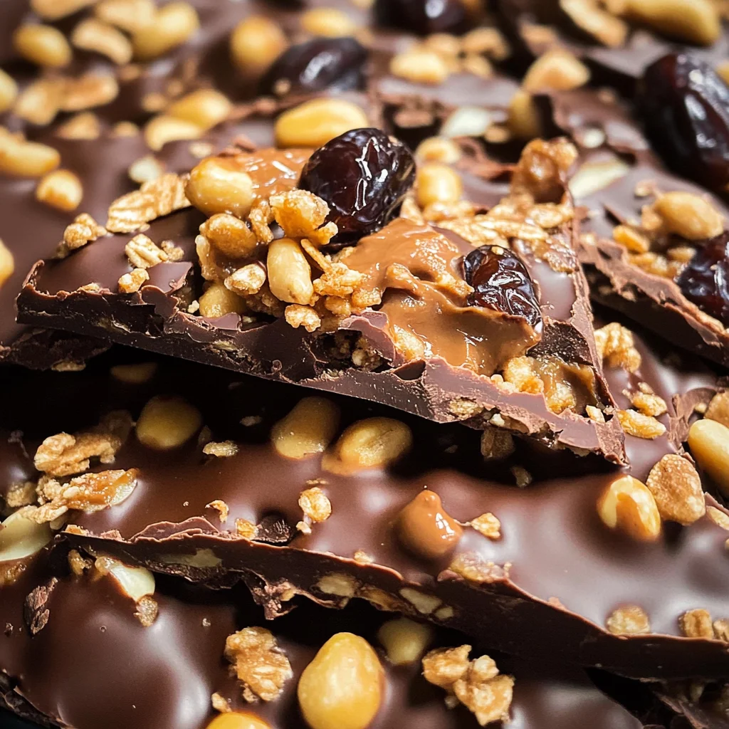 Chocolate Date Crunch Bark (Easy Viral TikTok Recipe!)