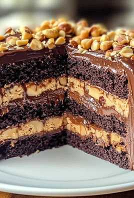 Chocolate Snickers Cake