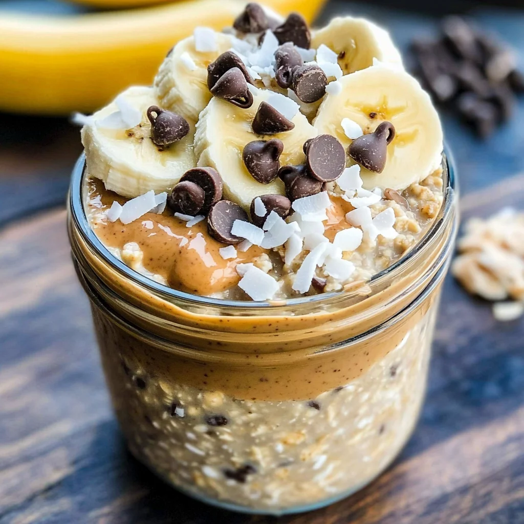 Chunky Monkey Overnight Oats
