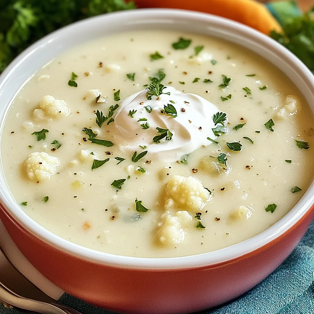 Creamy Cauliflower Soup Recipe Perfect for Cozy Nights