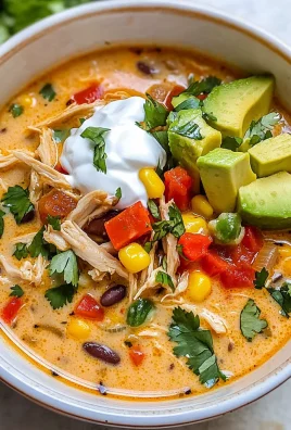 Creamy Chicken Tortilla Soup