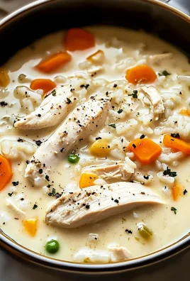 Creamy Chicken and Rice Soup