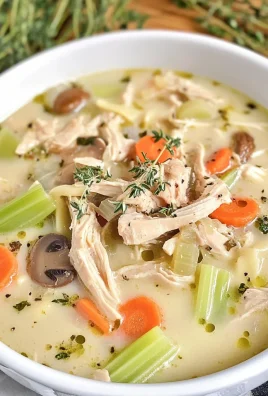 Creamy Keto Chicken Noodle Soup