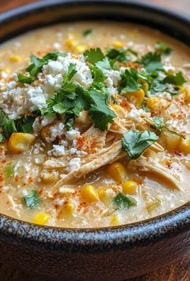 Creamy Mexican Street Corn Chicken Soup