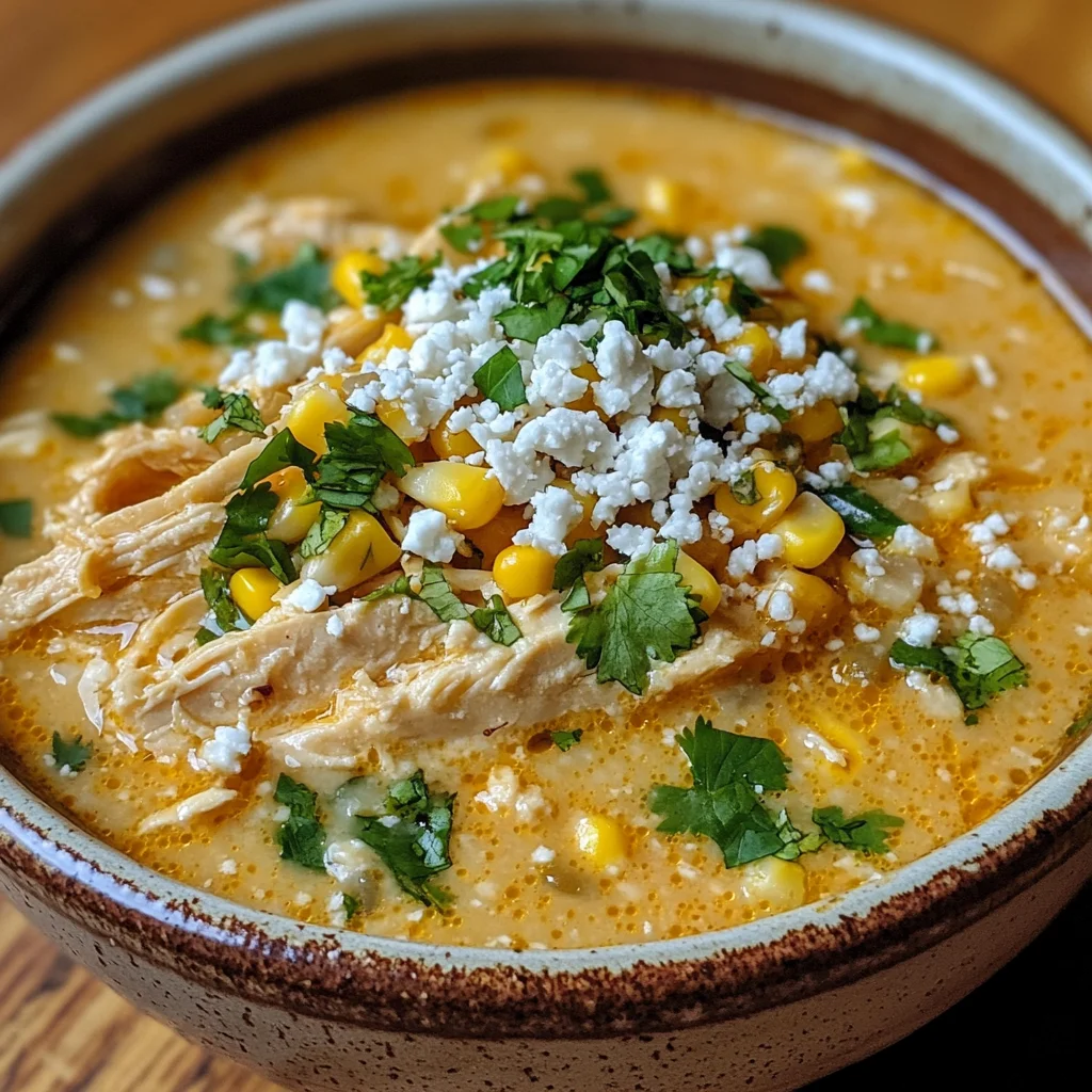 Creamy Mexican Street Corn Chicken Soup image 2