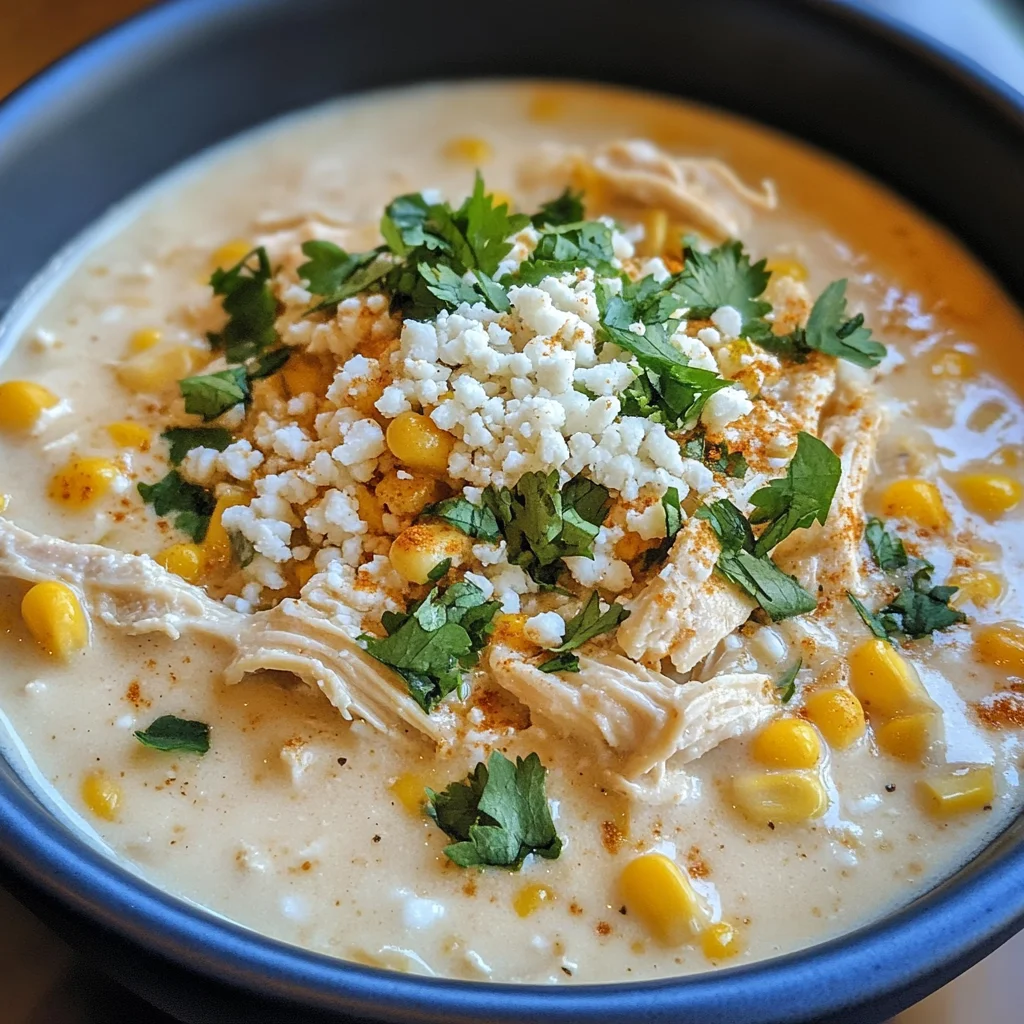Creamy Mexican Street Corn Chicken Soup image 4