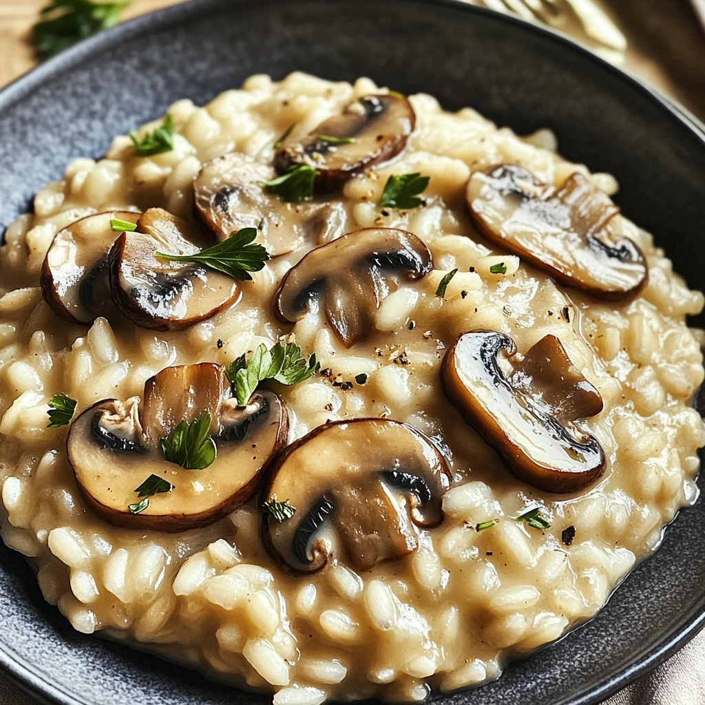 Creamy Mushroom Risotto