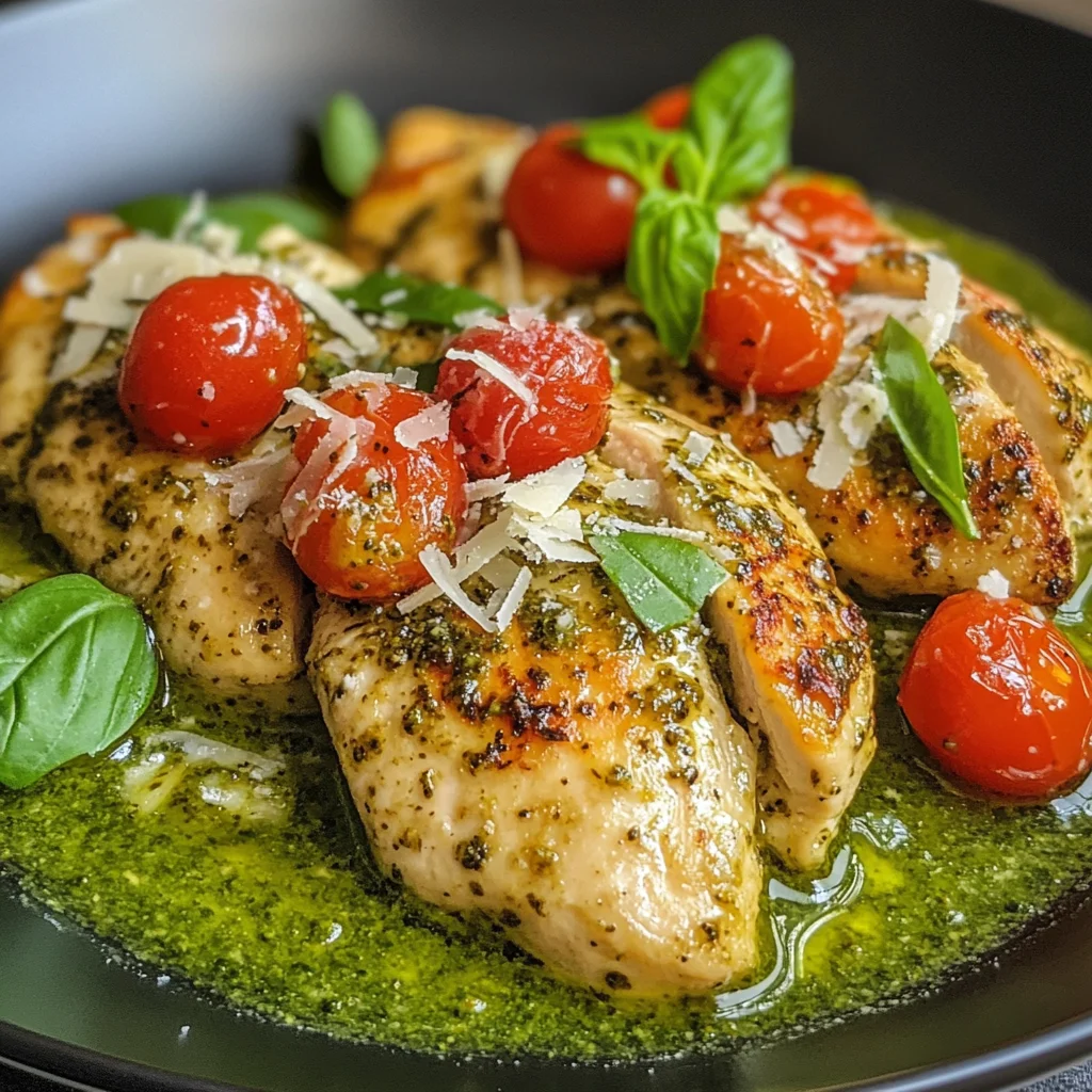 Creamy Pesto Chicken Recipe