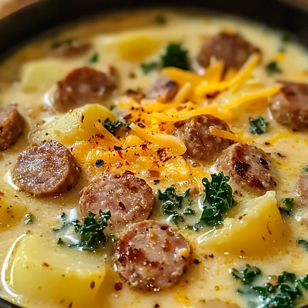 Creamy Sausage and Potato Soup