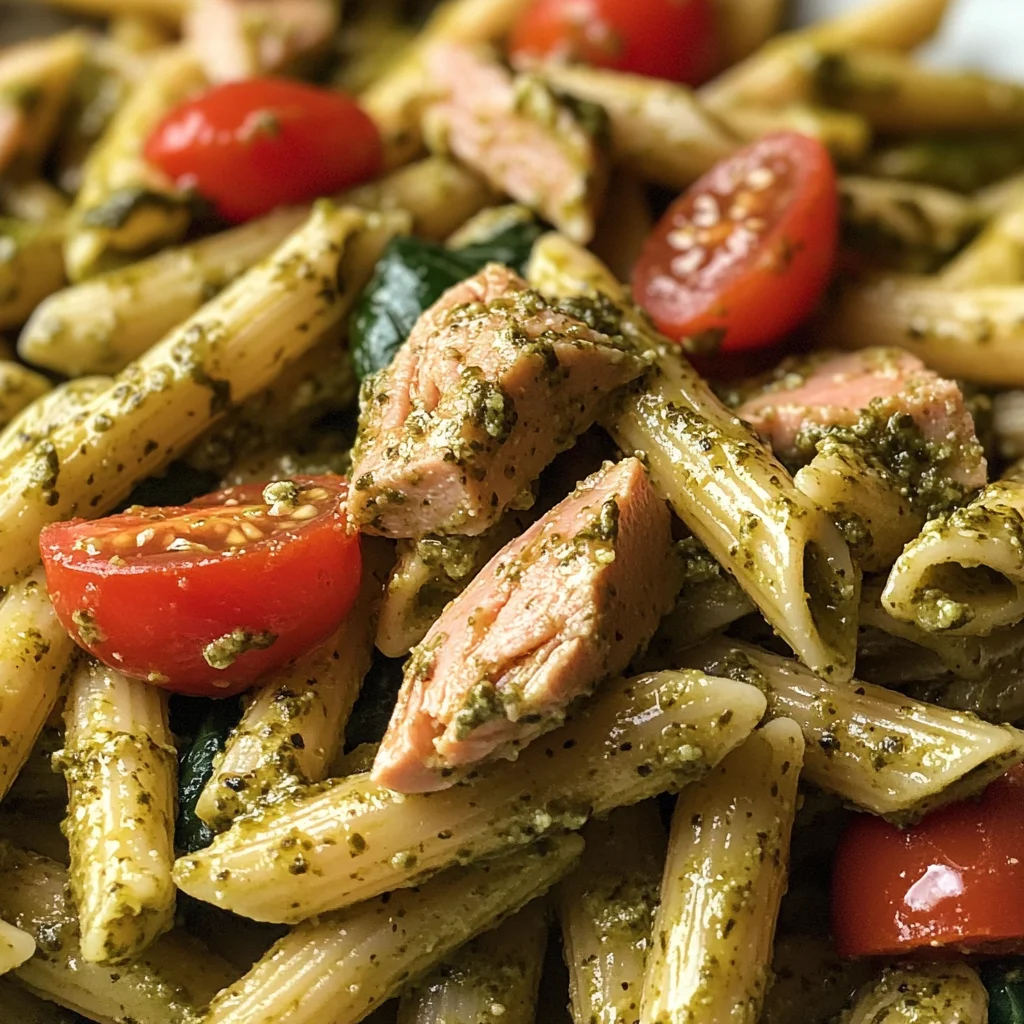 Creamy Tuna Pesto Pasta (Quick and Easy) image 2