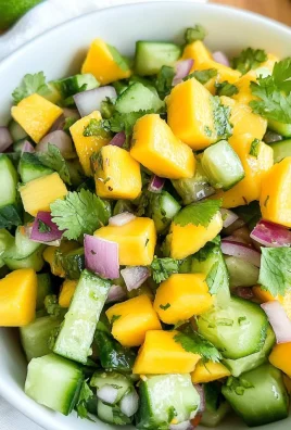 Cucumber Mango Salad (Easy & Healthy!)