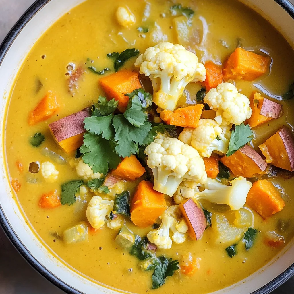 Curried Cauliflower Soup