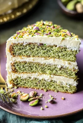 Decadent Pistachio Cake Recipe with Cream Cheese Frosting