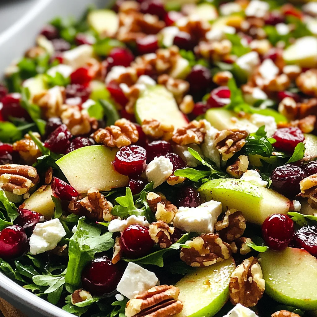 Delicious Apple Cranberry Walnut Salad with Candied Walnuts Recipe