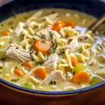 Deliciously Creamy Crack Chicken Noodle Soup Recipe