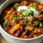 Easy Ground Chicken Chili