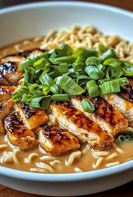 Fiery Chicken Ramen infused with Creamy Garlic Sauce