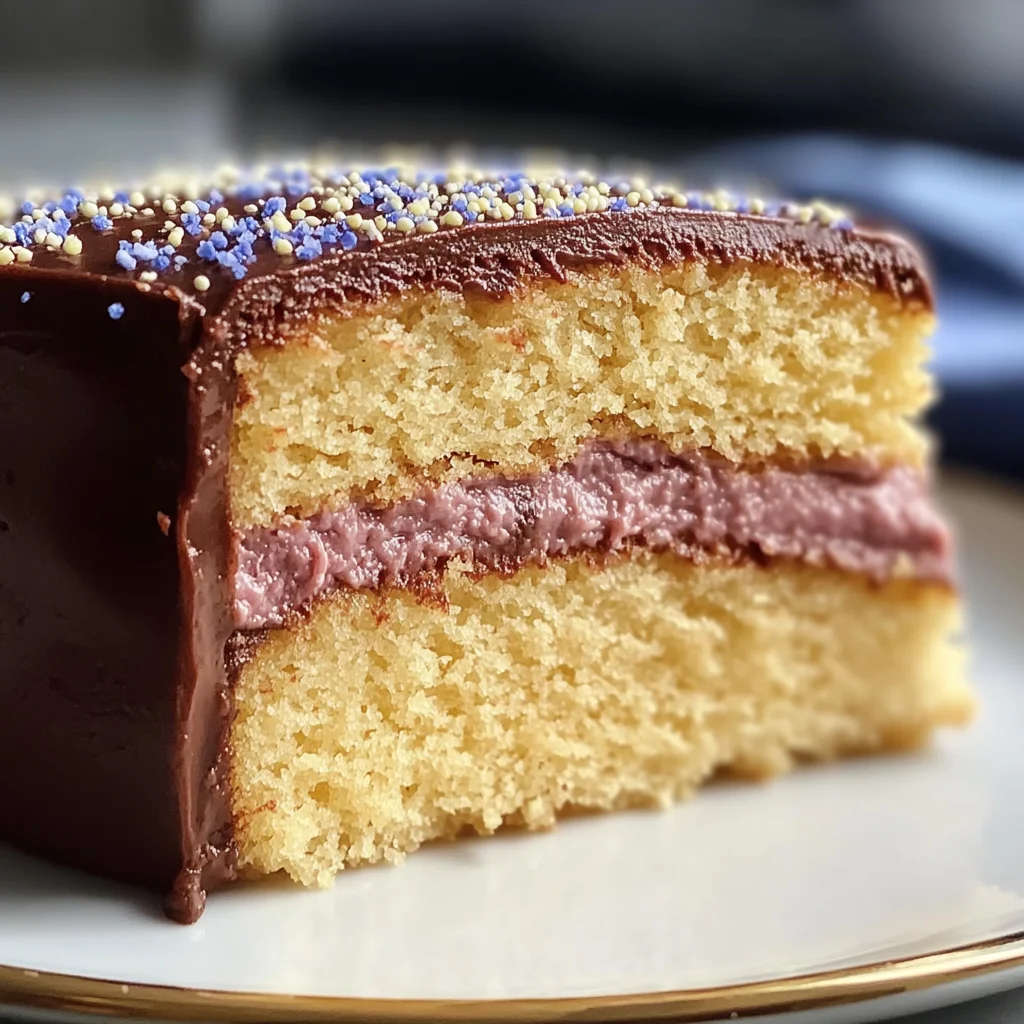 French Butter Cake with Old Fashioned Fudge Frosting