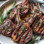 Garlic Rosemary Grilled Lamb Chops