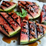 Grilled Watermelon Steaks with Balsamic Glaze