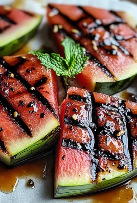 Grilled Watermelon Steaks with Balsamic Glaze